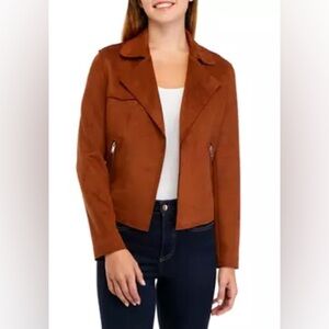 Philosophy Tan Suede Jacket